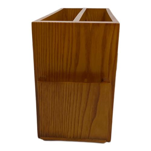 樺細工 (カバザイク) 本立て ブラウン