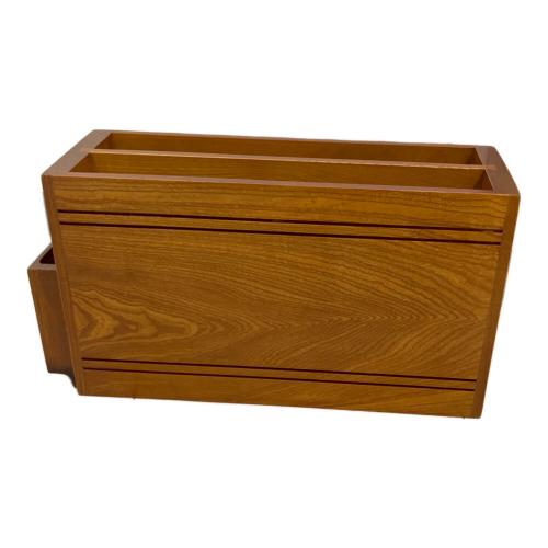 樺細工 (カバザイク) 本立て ブラウン