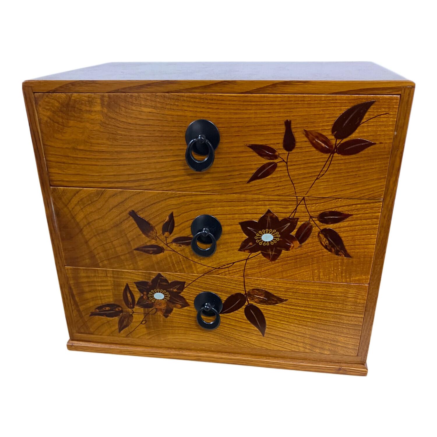 樺細工 三段棚 樺細工 三段棚 未使用品