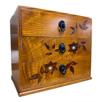 くさ忠 三引き ブラウン 樺細工