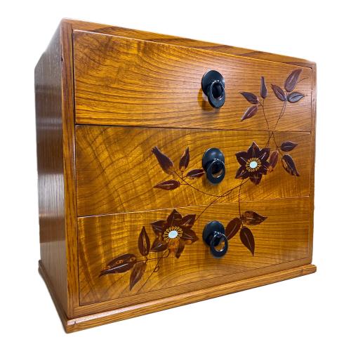 くさ忠 三引き ブラウン 樺細工