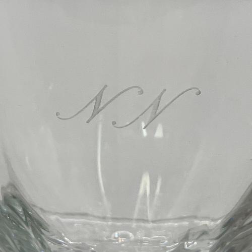 Baccarat (バカラ) ワイングラス　文字入れ有