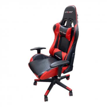 JM20756S)GTRACING ゲーミングチェア フットレスト付き  ブラック/レッド  中古品【取りに来られる方限定】 GTRACING (ジーティーレーシング) ゲーミングチェア レッド×ブラック