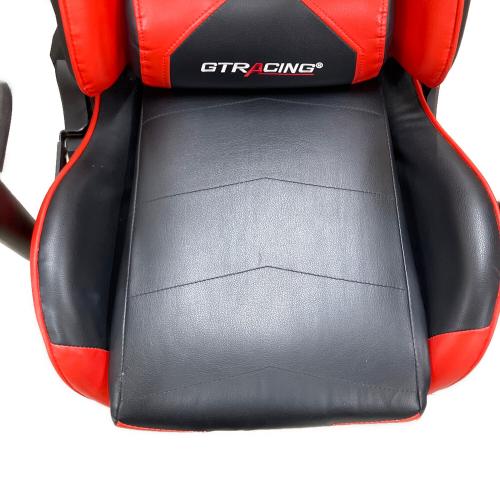 GTRACING (ジーティーレーシング) ゲーミングチェア ブラック×レッド