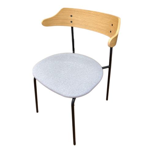 ダイニングチェアー ナチュラル×グレー オーク×ファブリック KAPELL3