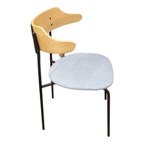 ダイニングチェアー ナチュラル×グレー オーク×ファブリック KAPELL3