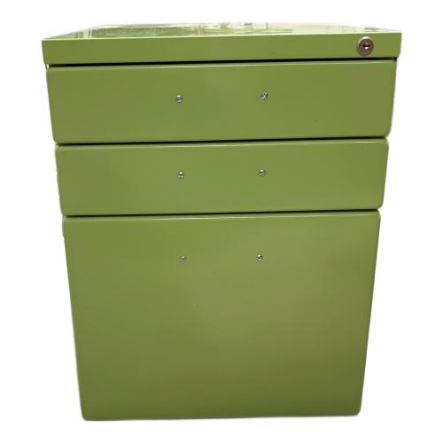 カラースチールキャビネット グリーン 3段｜トレファクONLINE