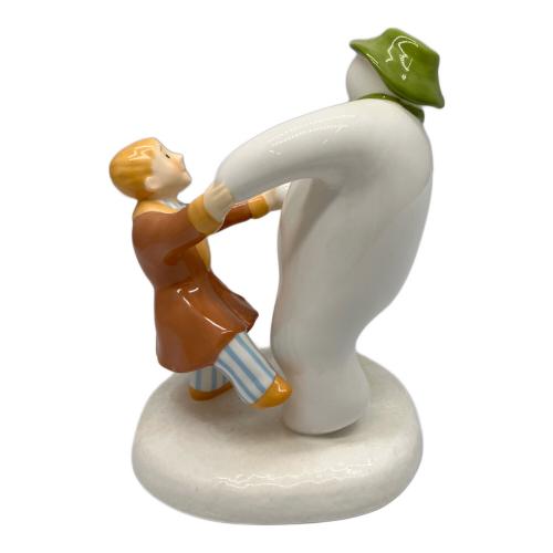 コールポート社 フィギュリン THE SNOWMAN DANCING AT THE PARTY