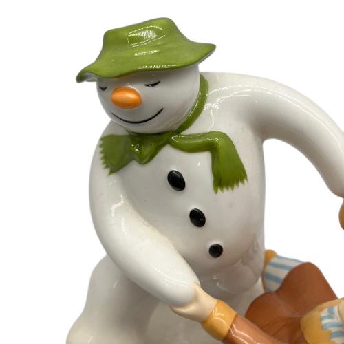 コールポート社 フィギュリン THE SNOWMAN DANCING AT THE PARTY