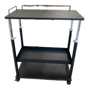 Bauhutte (バウヒュッテ) 昇降式PCディスプレイワゴン BHS-700PC-BK ブラック