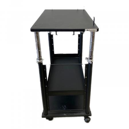 Bauhutte (バウヒュッテ) 昇降式PCディスプレイワゴン BHS-700PC-BK