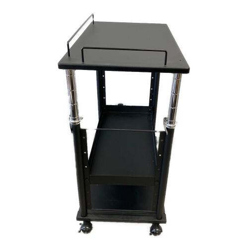 Bauhutte (バウヒュッテ) 昇降式PCディスプレイワゴン BHS-700PC-BK ブラック