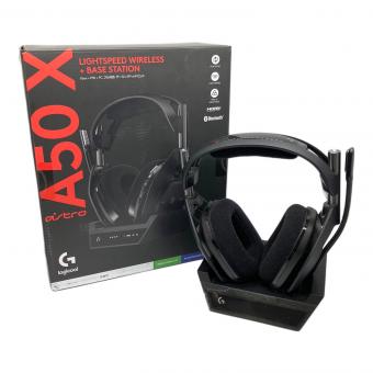 LOGICOOL (ロジクール) ASTRO A50 X LIGHTSPEED ワイヤレスゲーミング ヘッドセット A50X-BK ベースステーション付属 マイク付き