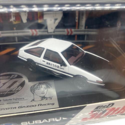  頭文字D 30th 1/64 Trueno(AE86)&IMPREZA(GC8)