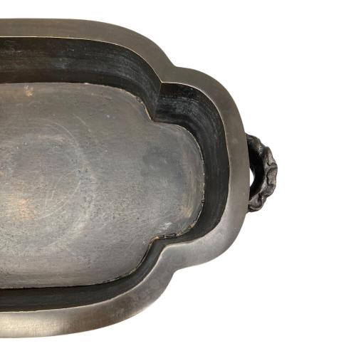 瑞峰堂 (ズイホウドウ) 雲龍盛上細工水盤花器