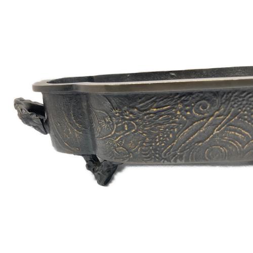 瑞峰堂 (ズイホウドウ) 雲龍盛上細工水盤花器