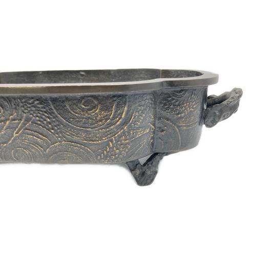 瑞峰堂 (ズイホウドウ) 雲龍盛上細工水盤花器