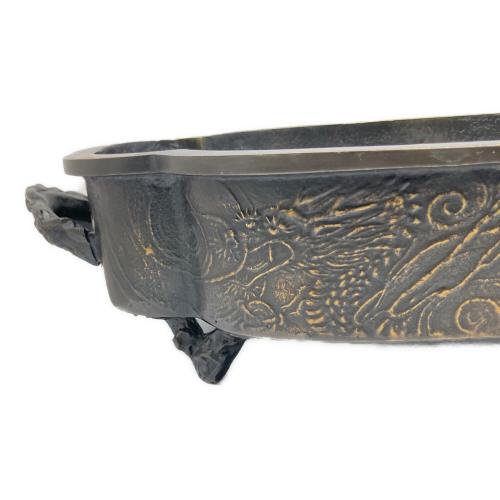 瑞峰堂 (ズイホウドウ) 雲龍盛上細工水盤花器