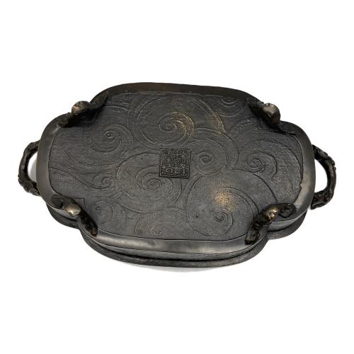 瑞峰堂 (ズイホウドウ) 雲龍盛上細工水盤花器