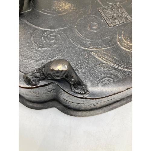 瑞峰堂 (ズイホウドウ) 雲龍盛上細工水盤花器