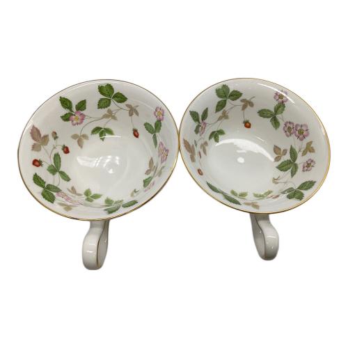 Wedgwood (ウェッジウッド) カップ&ソーサー USED ワイルドストロベリー