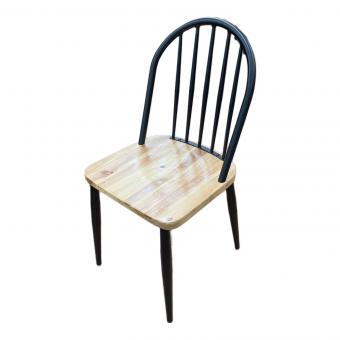 ニトリ ダイニングチェアー ナチュラル×ブラック