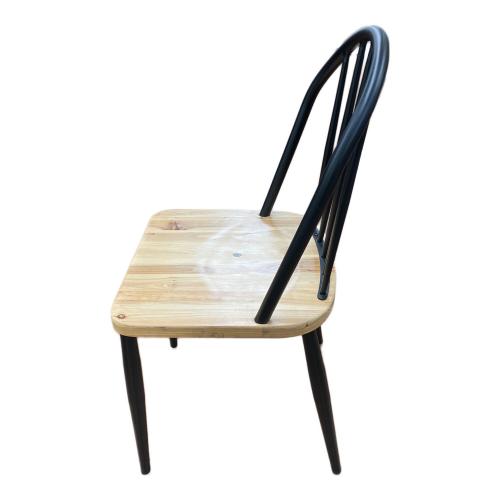 ニトリ ダイニングチェアー ナチュラル×ブラック