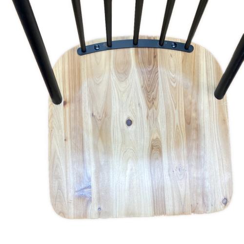 ニトリ ダイニングチェアー ナチュラル×ブラック