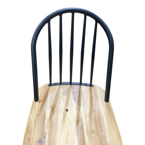 ニトリ ダイニングチェアー ナチュラル×ブラック