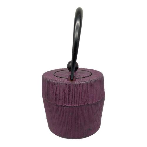 岩鋳 (イワチュウ) 鉄急須 450ml  藍花 南部鉄器 結花