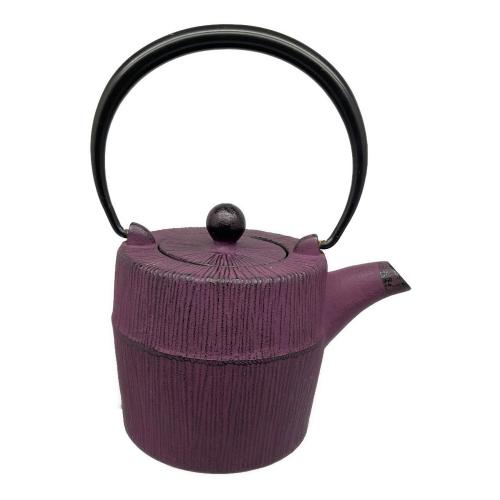 岩鋳 (イワチュウ) 鉄急須 450ml  藍花 南部鉄器 結花