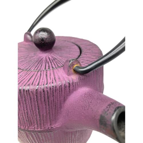 岩鋳 (イワチュウ) 鉄急須 450ml  藍花 南部鉄器 結花