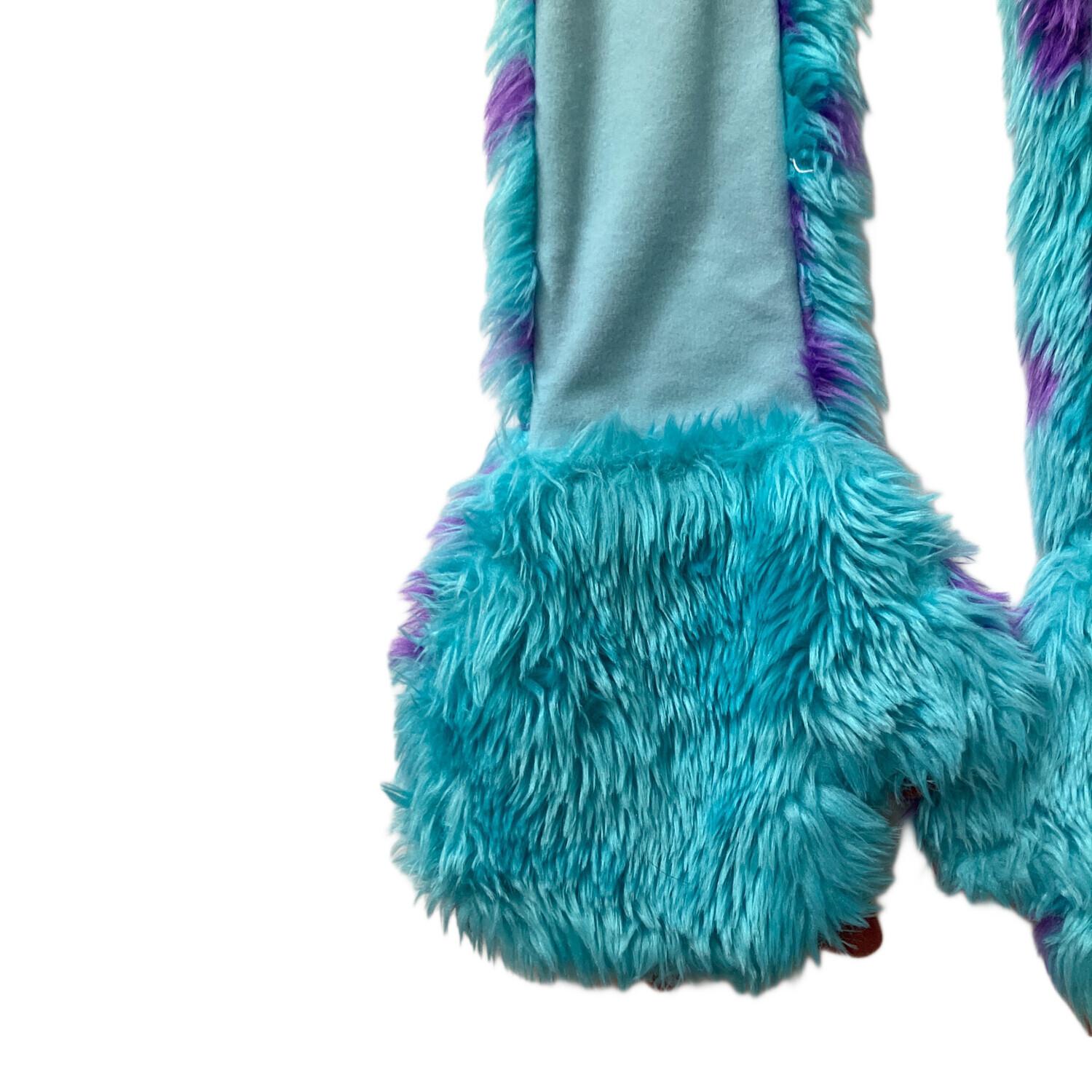 【大人気】TDR モンスターズ・インク サリー ファンキャップ　マフラー　手袋 Disney RESORT (ディズニーリゾート) ファンキャップ 手袋付きマフラー