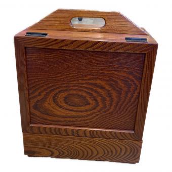 鏡付引出箪笥 江戸指物 ブラウン