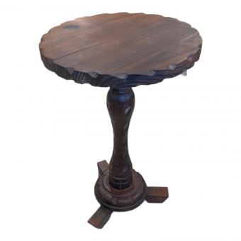 アンティークサイドテーブル 木製 ブラウン