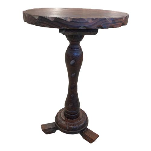 アンティークサイドテーブル 木製 ブラウン