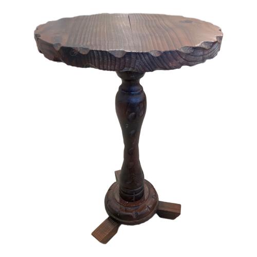 アンティークサイドテーブル 木製 ブラウン