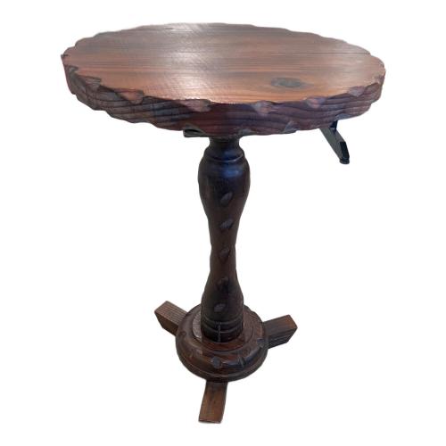 アンティークサイドテーブル 木製 ブラウン