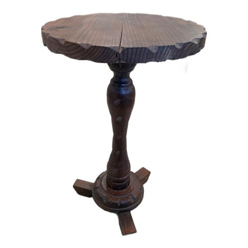 アンティークサイドテーブル 木製 ブラウン