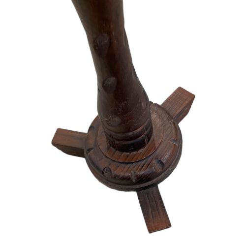 アンティークサイドテーブル 木製 ブラウン