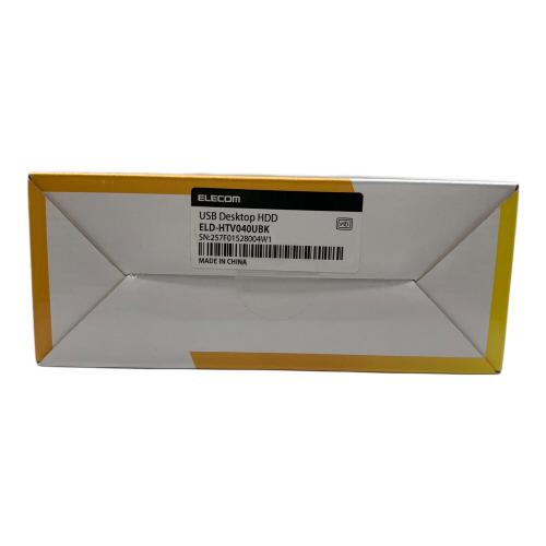 ELECOM (エレコム) TV向け外付けハードディスク ELD-HTV040UBK 未使用