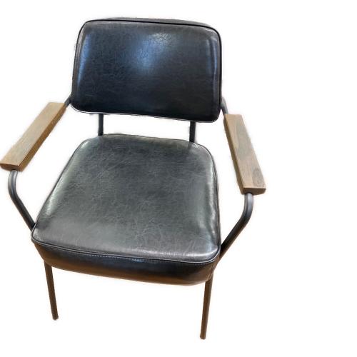 東谷 (アズマヤ) アームチェアー PC-75BK ブラック