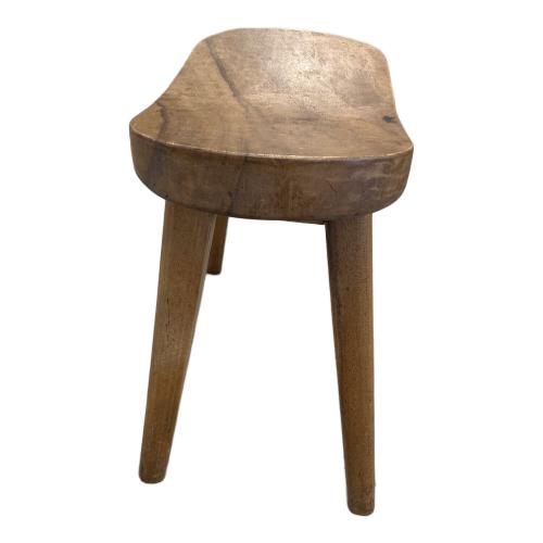 チーク無垢材スツール  アンティーク調 ナチュラル