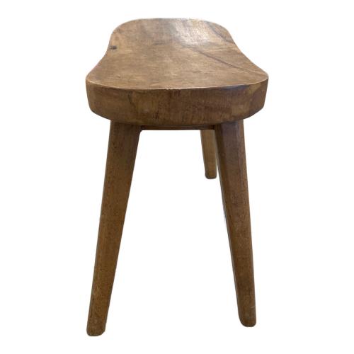 チーク無垢材スツール  アンティーク調 ナチュラル