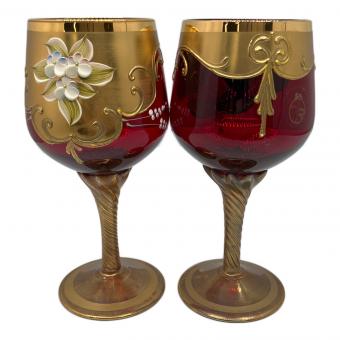 ベネチアングラス レッド　2Pセット