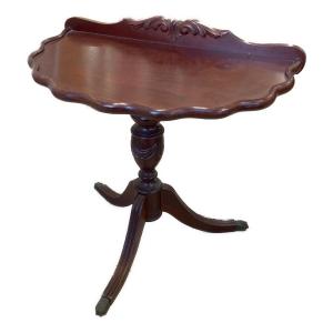 アンティーク調コンソールテーブル  ブラウン