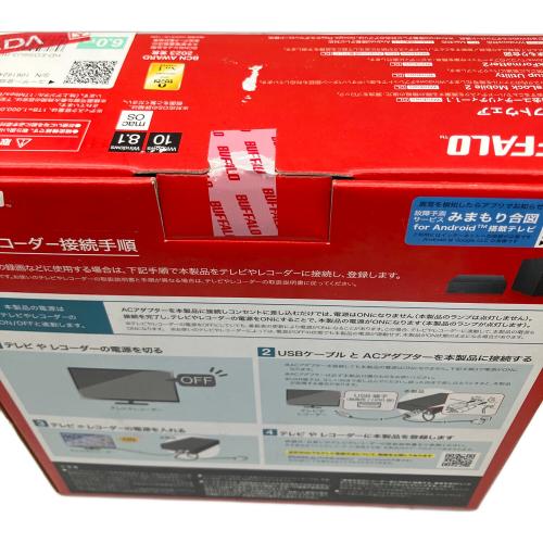 BUFFALO (バッファロー) 外付けHDD HD-EDS6U3-BE 6TB