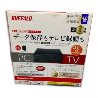 BUFFALO (バッファロー) 外付けHDD HD-EDS4U3-BE 4TB