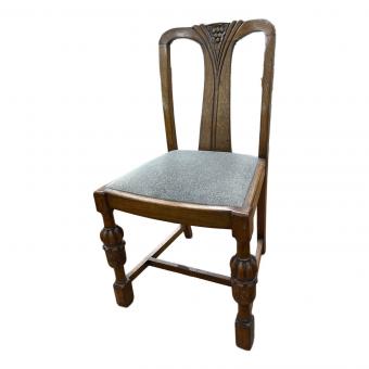 ダイニングチェアー バルボスレッグ ブラウン×グレー