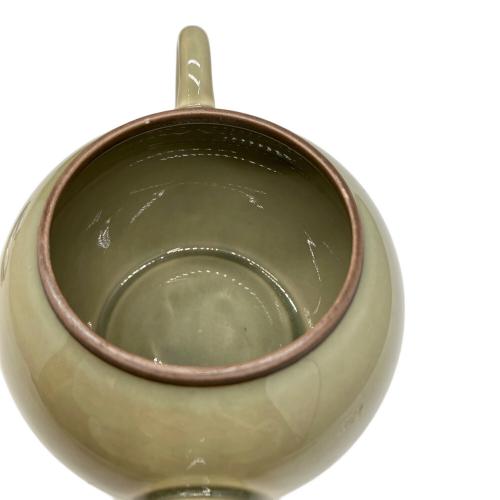 深川製磁 (フカガワセイジ) 湯呑みセット 茶灰釉 百年庵